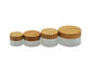 Natural Bamboo Cream 30g Luxury Glass Cosmetic Jars
