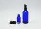 ISO9001 15ml Cobalt Blue Tincture  Dropper Bottles Glass Shelled