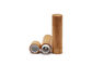 Press Pop Recyclable 5g Labeling Bamboo Lip Gloss Tubes