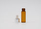 2ml Mini Amber Glass Tincture  Essential Oil Dropper Bottle