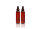 50ml Empty Cylinder Plastic Clear Dark Red Fine Mist Cosmetic Spray Bottle