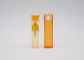 Green Orange Square Plastic 10ml Travel Perfume Atomiser Bottle