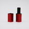 Square Aluminum Red Empty Lipstick Tubes Container 3.5g With Magnet Case
