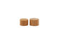 Natural Bamboo Lid Wooden Screw Cap For Cosmetic Packaging Bottle