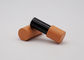 Orange Rubber Soft Touch Empty Lip Balm Tubes BulkRound Frosted