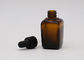 Latex Rubber 30Ml Dropper Glass Amber Glass Essential Oil Bottle