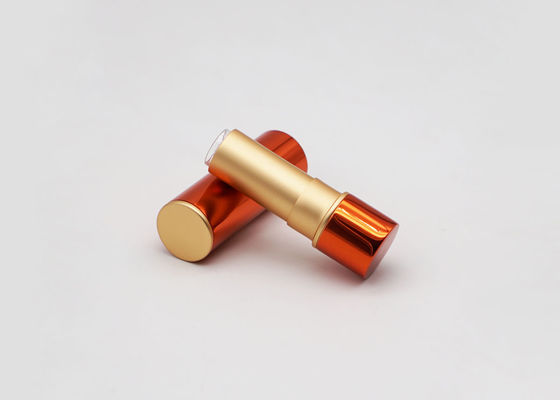 Cylinder 3.8g Magnetic Green Aluminum Empty Lipstick Tube