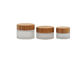 Frosted Glass 50g Empty Cosmetic Cream Containers
