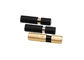 SGS Black Gold Cylinder Lipstick Containers Bulk For Cosmetics