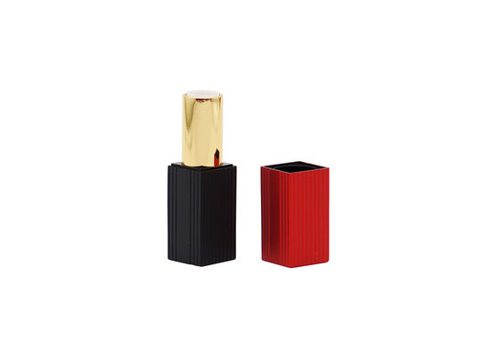 Magnet Cap Square Shaped Rubber Empty Lipstick Tube Case