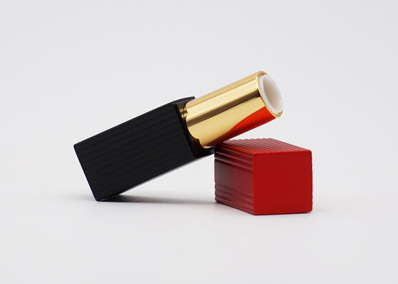 Magnet Cap Square Shaped Rubber Empty Lipstick Tube Case