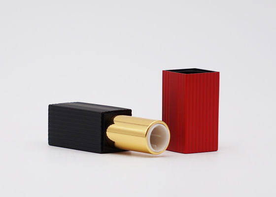 Magnet Cap Square Shaped Rubber Empty Lipstick Tube Case