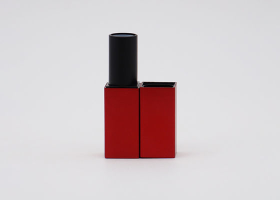 3.5g Cosmetic Aluminum Shiny Red Empty Lipstick Tube