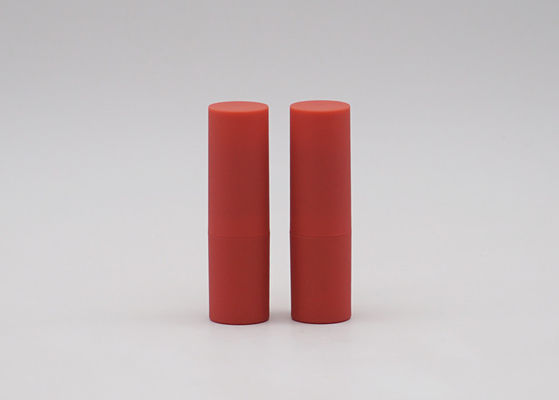 Color Matching Cylindrical Plastic Lipstick Tube , Empty Liquid Lipstick Container