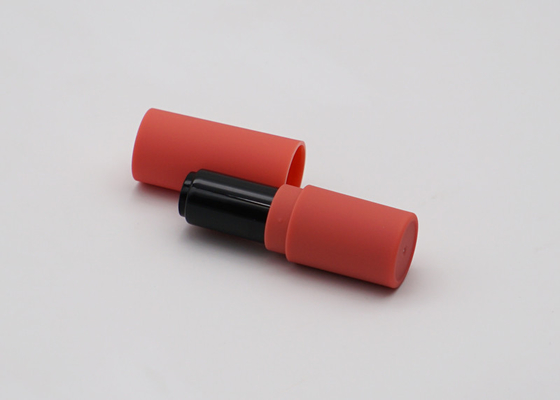 Color Matching Cylindrical Plastic Lipstick Tube , Empty Liquid Lipstick Container