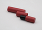 Plastic Plum Color Cylinderical Lip Balm Container Tube