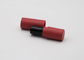 Plastic Plum Color Cylinderical Lip Balm Container Tube