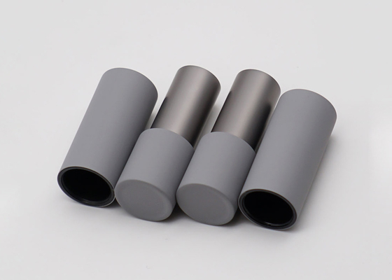 Grey Aluminum Magnet Empty Lipstick Tube Eco Friendly