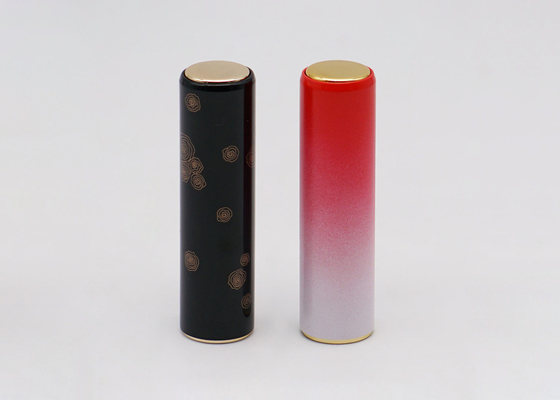 Press Open Hot Stamping Biodegradable Lipstick Tubes Magnet Design