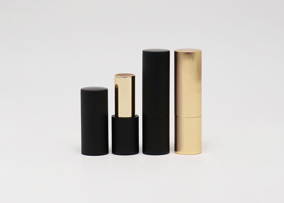 OEM Aluminium Lip Balm Containers Color Spraying Surface