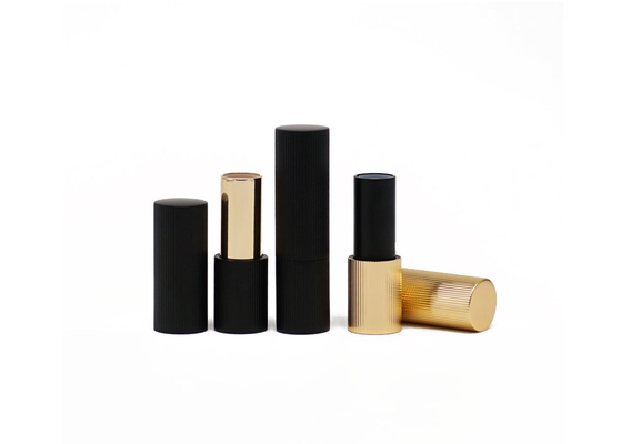 OEM Aluminium Lip Balm Containers Color Spraying Surface