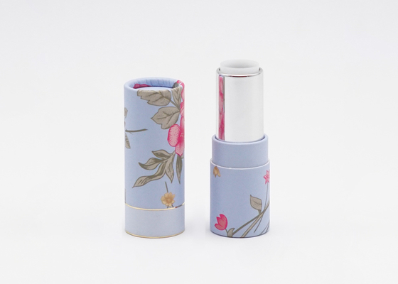 3.5g PP Purple Empty Lipstick Tube Packaging Convenient