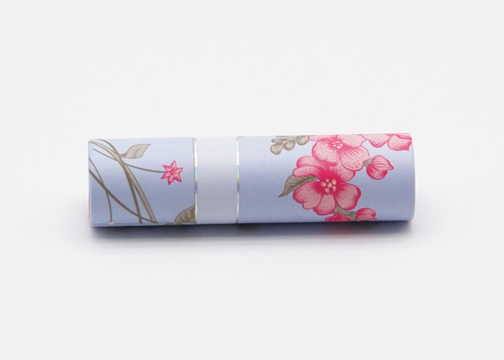 3.5g PP Purple Empty Lipstick Tube Packaging Convenient