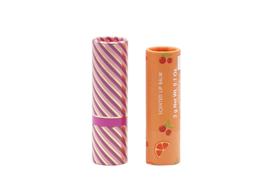 PP ABS Tube Plastic Inner Biodegradable  Paper Lipstick Tubes Color Spraying