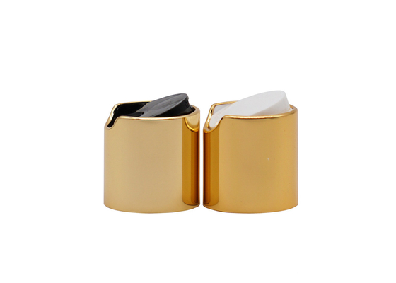 20mm Shiny Gold  Plastic Inner Disc Screw Cap For Bottles