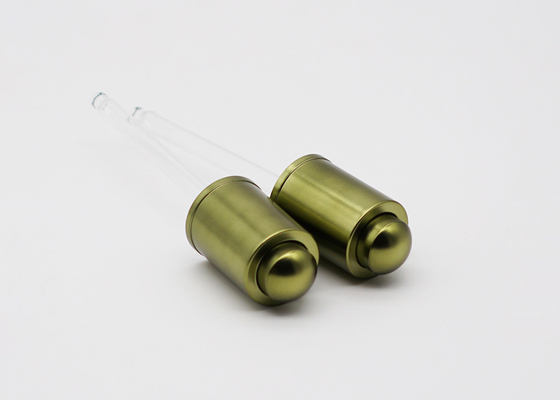 20/410 Aluminum Press Button Dropper For Skin Care