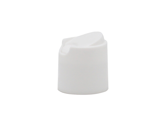 Shampoo Bottle Plastic Dispensing Caps , 18mm Press Disc Top Cap