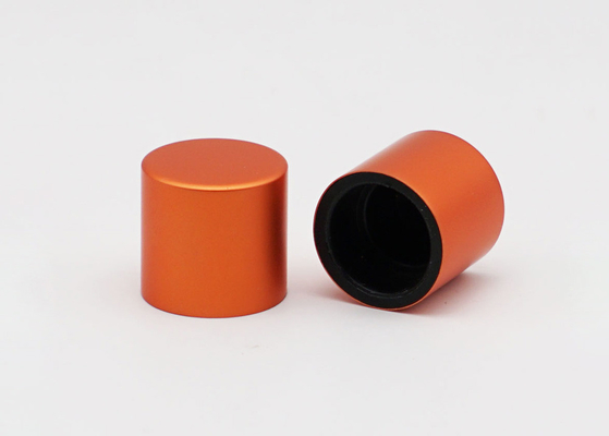 15mm Orange Cylinder Magnetic  Perfume Cap Cosmetci Packaging