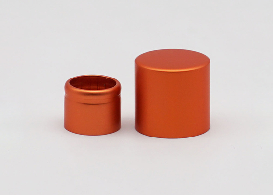 15mm Orange Cylinder Magnetic  Perfume Cap Cosmetci Packaging