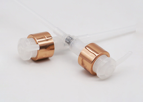 Long Nozzle PP Transparent Cosmetic Liquid Cream Pump