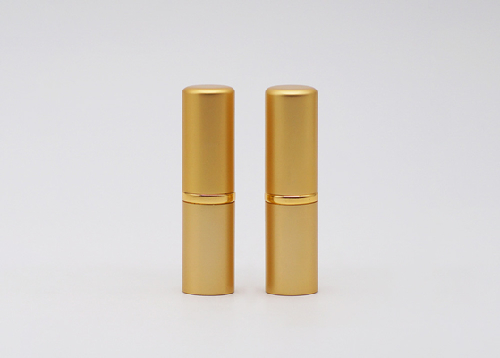 Antique 3.5g Snap Open Matte Gold Lipstick Tube Container Bulk