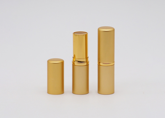 Antique 3.5g Snap Open Matte Gold Lipstick Tube Container Bulk