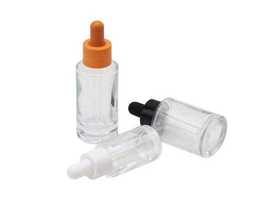18mm  Cosmetic Essential Oil Dropper  100ml Skin Care Glass Bottle