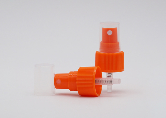 18/410  Orange Color Fine Mist Sprayer Pump Plastic Customized