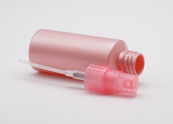 Plastic Fine Mist Spray Bottle 100Ml Round Pink Color 60Ml