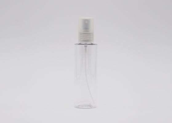 Flat Shoulder Spray Plastic Bottle 50ml 60ml White And Transparent