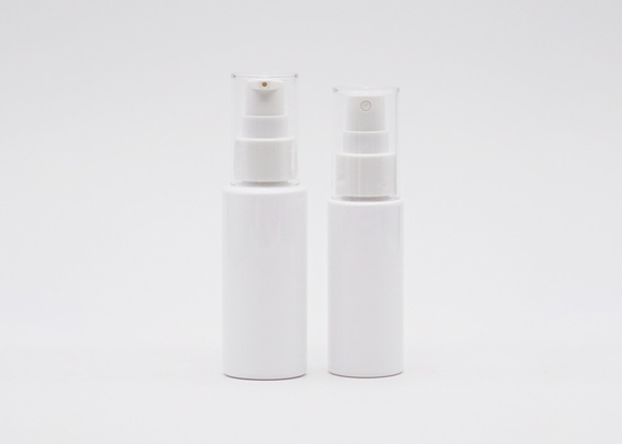 Flat Shoulder Spray Plastic Bottle 50ml 60ml White And Transparent