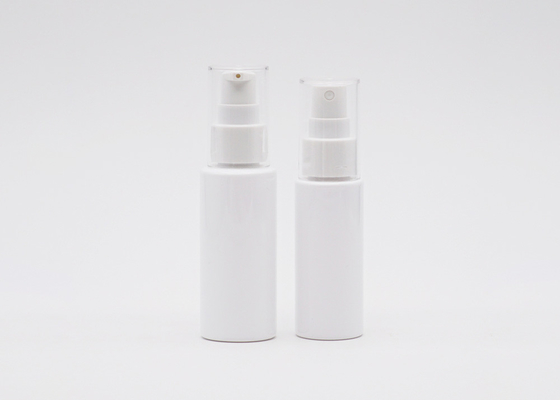 Flat Shoulder Spray Plastic Bottle 50ml 60ml White And Transparent