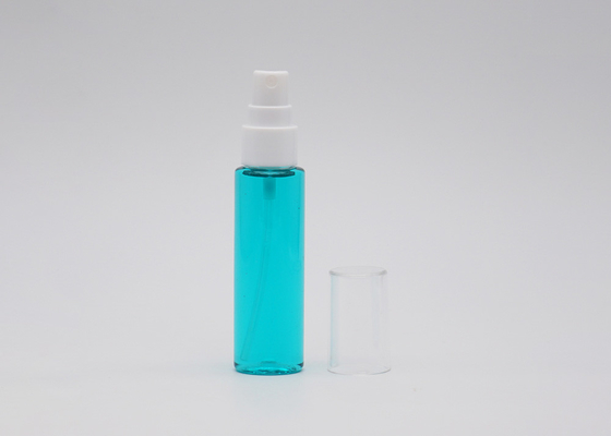 Flat Shoulder Spray Plastic Bottle 50ml 60ml White And Transparent