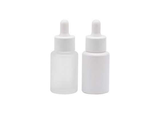 Clear Red Glass Essential Oil Bottle 30ml 50ml 100ml Frosted Clear Cosmetic Dropper Bottle