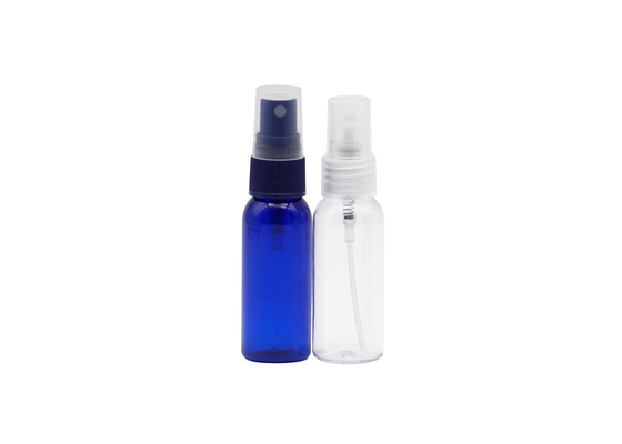 Blue 50ml Empty Fine Mist Spray Bottle Plastic Cylinder