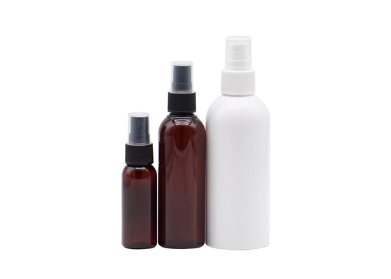 30ml 100ml White Cosmetic Bottle Packaging 120ml Amber Plastic Fine Mist Spray Bottle