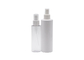 50ml Cosmetic Transparent Plastic Spray Bottle White Empty Fine Mist Spray Bottle