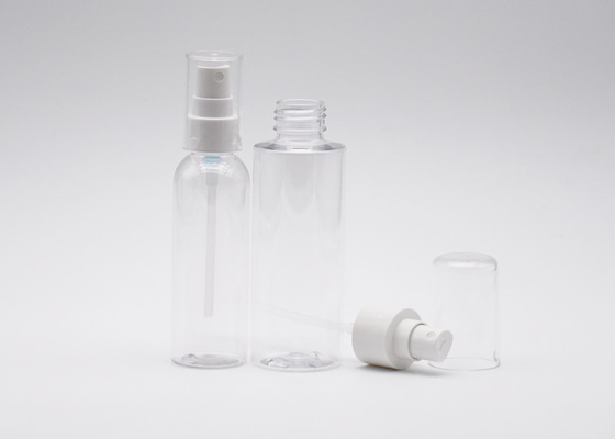 60ml 50ml Plastic Fine Misty Spray Bottle PE Cosmetic Round Spray Bottle