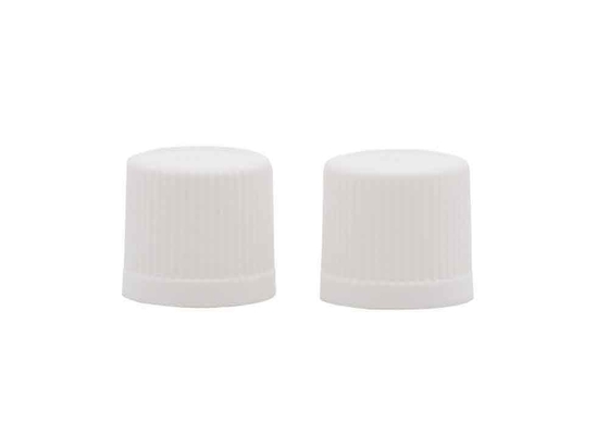 White Plastic Tamper Evident Cap 18mm Child Proof Cap For Bottles