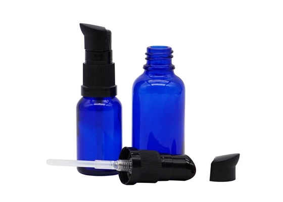 Glass Dropper Bottles Essential Oil Bottles Transparent Blue Color